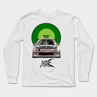 integra type r racecar lowered gold chrome Long Sleeve T-Shirt